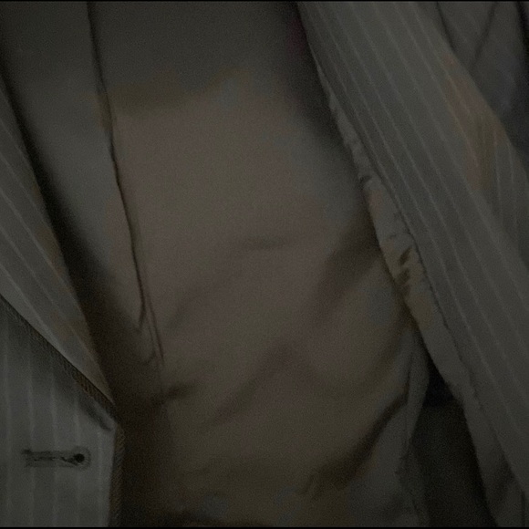 Theory Shrunken Pinstripe Jacket - Picture 6 of 9